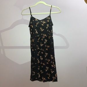 Short Black Floral Dress